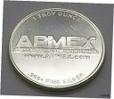 【極美品/品質保証書付】 アンティークコイン コイン 金貨 銀貨 [送料無料] APMEX - .999+ 1 Troy Oz Fine Silver Bullion Round BALD EAGLE & FLAG Coin