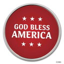 1オンス シルバーカラーラウンド - APMEX (God Bless America、レッド) - SKU#2182311 oz Silver Colorized Round - APMEX (God Bless America, Red) - SKU#218231