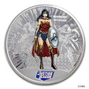 【極美品/品質保証書付】 アンティークコイン コイン 金貨 銀貨 [送料無料] 2022 Samoa DC Comics Justice League Wonder Woman 1/2 oz .999 Silver Coin