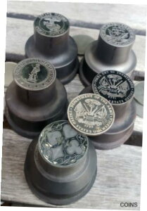 5 地金ダイス - 陸軍海軍海兵隊州兵 + リバース ダイシルバー コレクター5 BULLION DIES - Army Navy Marine National Guard + reverse die-silver collector
