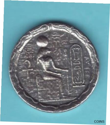  アンティークコイン コイン 金貨 銀貨  1/2 oz. SILVER Round Coin Egyptian CAT GODDESS Bastet Design