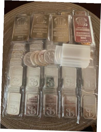  アンティークコイン 銀貨 150 oz NW TERRITORIAL Fine 999 Silver MINT 10 oz 1 oz Bars and Rounds Bullion  #sof-wr-012288-1166