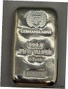10オンス ゲルマニア ミント シルバー バー .999 ファイン シルバー!ゴージャスなバー!低価格!密封された10 oz Germania Mint Silver Bar .999 Fine Silver! GORGEOUS Bar! Low Price! Sealed