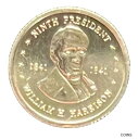  アンティークコイン 銀貨 Sterling Silver President William H. Harrison 925 1.1 Grams Round Free S&H 2137  #sof-wr-012299-1484