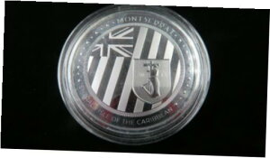2018 モンセラート カリブ海のエメラルド島 - 1 トロイオンス 0.999 シルバー2018 Montserrat Emerald Isle Of The Caribbean- 1 Troy Ounce .999 Silver