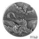 2020 シルバー 2 オンス スコッツデール聖書シリーズ - リヴァイアサンの破壊2020 Silver 2 oz Scottsdale Biblical S...