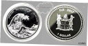 2017 グレートウェーブ 1オンス上質なシルバー地金フィジーコイン 999 カード入りカプセル / BU2017 GREAT WAVE 1 OZ. FINE ...