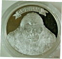 コンゴ シルバーバック ゴリラ 1オンス コイン 999 シルバー イン キャップCongo Silverback Gorilla 1oz Coin 999 S...