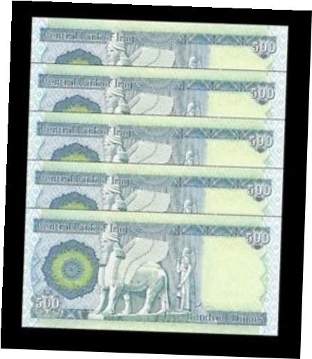  アンティークコイン コイン 金貨 銀貨  5 x 500 Iraqi Dinar Notes + ** 1 Free With Every 5 Purchased! ** Limit 5 Free