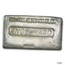 【極美品/品質保証書付】 アンティークコイン 銀貨 100 oz Silver Bar - Engelhard (Poured) - SKU 75964 送料無料 sof-wr-012336-359