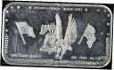  アンティークコイン コイン 金貨 銀貨  International Trade Unit 1 Troy oz .999 Fine Silver Bar With 1/2 oz sections