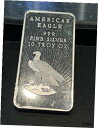 10 オンス シルバー バー アメリカン イーグル .999 ファイン シルバー ワールド ワイド ミント10 oz Silver Bar American E...