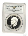 1971-S $1 PCGS PR 70 DCAM (Silver) ex: D.L. Hansen - Eisenhower Dollar※関税は当ショップ負担（お客様負担無し）※全国送料無料・海外輸送無料※商品の状態は画像をご確認下さい...