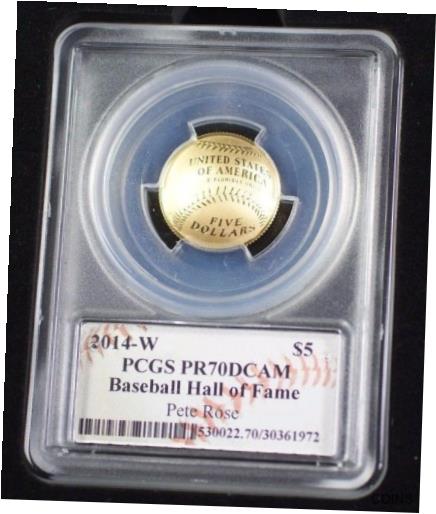【極美品/品質保証書付】 アンティークコイン 2014-W 3 Coin Baseball Hall of Fame Commem Silver and Gold Set PCGS PR-70 DCAMs [送料無料] #cct-wr-012377-3368
