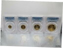 1992 4 コイン セット W & P $50 $25 $10 $5 ゴールド イーグル PCGS PR70 プルーフ PF70 レア1992 4-COINS...