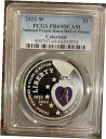 yɔi/iۏ؏tz AeB[NRC RC   [] Purple Heart Hall of Honor 2022 22CQ Colorized Silver Dollar PCGS PR69