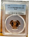 1990 No S リンカーン セント PCGS PR69 レッド DCAM - 安全なホルダー - トップ ポップ !!!!1990 No S Lincoln...