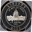 yɔi/iۏ؏tz AeB[NRC RC   [] 2001-P Proof Capitol Visitor Commemorative Half Dollar 50c PCGS PR 69 DCAM PF