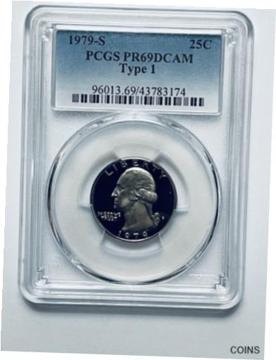 yɔi/iۏ؏tz AeB[NRC RC   [] 1979-S Washington Quarter Type 1 PCGS PR69DCAM