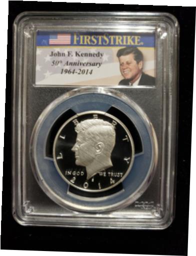 ڶ/ʼݾڽա ƥ    [̵] 2014 S 50th Ann Enhanced Kennedy Silver 50C PCGS MS70 DMPL ONLY 62 graded