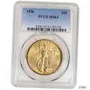 yɔi/iۏ؏tz AeB[NRC  1926 US Gold $20 Saint-Gaudens Double Eagle - PCGS MS63 [] #got-wr-012451-7611