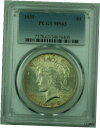 1935 ピース シルバー ダラー PCGS MS-63 (アンダーグレード) (トーン) (25)1935 Peace Silver Dollar PCGS MS-63 (Undergraded) (Toned) (25)