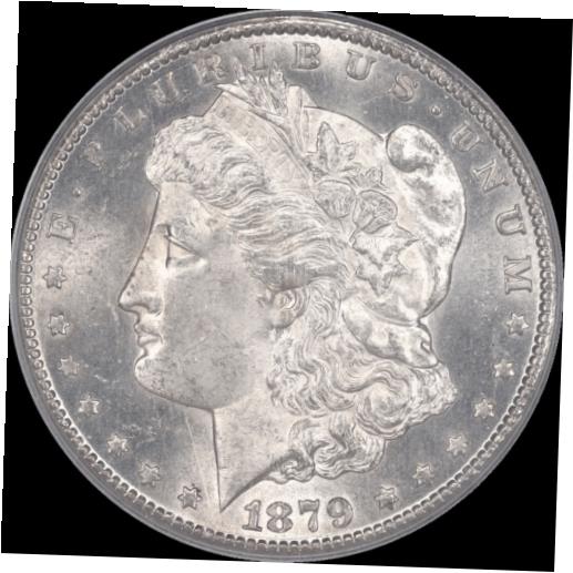 【極美品/品質保証書付】 アンティークコイン 硬貨 1879-CC Capped Die Morgan PCGS MS 63 - Lustrous and White [送料無料] #oot-wr-012451-197