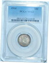 1914 P PCGS MS63 バーバー シルバー ダイム1914 P PCGS MS63 Barber Silver Dime