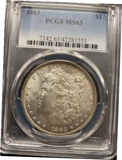 1883 Morgan Silver Dollar PCGS MS63 - Rim Toning※関税は当ショップ負担（お客様負担無し）※全国送料無料・海外輸送無料※商品の状態は画像をご確認下さい（極美品・目立った汚れ無し）※輸入品の為英語表記となります※その他ご不明点はお気軽にお問合せ下さい！Denomination: $1Circulated/Uncirculated: UncirculatedCoin: MorganComposition: SilverYear: 1883Grade: MS 63Mint Location: PhiladelphiaCountry/Region of Manufacture: United StatesCertification: PCGSModified Item: No[ご購入前に必ずお読み下さい]親切丁寧に、商品到着までサポート対応させていただきます。■パソコンの画像・画質により色や素材感が、実際の商品と多少異なる場合がございますので予めご了承くださいませ。■お客様のご都合（程度の解釈相違を含む）による商品のご購入後のキャンセル返品は、原則としてお受け致しておりません。未払いのまま2日以上連絡が取れない場合はキャンセルさせて頂きます。その場合、事務局側が自動的に「非常に悪い」の評価を付けてしまいますのでご注意ください。※お支払い頂いた場合は連絡は不要です。※他ショップでも販売しておりますので、稀に在庫がない場合がございます。■不具合での返品は箱などすべてが到着時の状態になるものに限らせていただきます。※当店では不良品はすべて現物確認と不具合の確認を行い対応をさせて頂いております。■お客様のご都合によるご注文確定後の商品のキャンセルにつきましては承っておりません。また、ご入金確認後、またはご決済完了確認後のキャンセルにつきましては、ご注文総額の30％のキャンセル料をご請求させていただきます。■領収書二重発行やトラブル防止のため、領収書発行は行っておりません。事務局側が発行している「支払い明細」が正式な支払い証明となります。支払い明細画面を印刷したものが領収書の代わりになることを各税務署に確認済みです。■年末年始・連休の発送は、業者も休みになる関係でいつもより遅れます。■輸送時の破損の場合は配送業者への報告を行って下さい。報告なしでの対応はできません。■日祝日は定休日とさせていただいております。連絡・発送が出来ませんのであらかじめご了承お願いいたします。■内容は必ずお読みになってからお買い求め下さいますようお願い致します。※在庫状況は常に更新をしておりますが、当社は複数店舗で在庫を共有しているため、ご注文を頂きましても稀に欠品している場合がございます。その際は誠に申し訳ございませんが、その旨をメールまたはお電話にてご連絡させていただきます。ご理解いただけますようお願い申し上げます。親切・丁寧にお取引させていただきますのでよろしくお願いします。 品質保証について 当店の商品の、品質保証についてご紹介いたします。 ▽品質保証書 お買い上げいただく全ての商品に「WORLD RESOURCE品質保証書」をおつけいたします。 これは、WORLD RESOURCEが販売した商品であることを保証するものです。大切に保管してください。 ▽標準保証に関して 当店でご購入頂きました商品は7日以内の標準保証サービスが付属致します。 ※ご購入日につきましては、製品の品質保証書に記載の日付にて確認させていただきます。 ※保証は通常利用時のみの対応となります。 ※ご購入日の確認を致しかねる場合は有償となります。品質保証書は大切に保管して下さい。POINT01　品揃え一番店を目指して 「期待に答えるお店づくりと、時代に合わせたサービスをご提供致します。」 POINT02　多種多様な商品レパートリー 「幅広く、世界の商品をご用意しております。」 POINT03　きっと見つかる！新しい発見 「テレビや雑誌で紹介されたアイテムもいちはやく。」 モットー：丁寧な接客対応 その道数十年のスタッフだからこそできる、“豊富な知識”に基づく商品のご提案。 お探しの商品はお気軽にスタッフにお尋ねください。 「以前は、商品ページあったけど、、、見つからない。」 「初めてアンティークコインの購入をしますが大丈夫ですか？」 「この年代の商品を探していますが、おすすめはありますか？」 「友人にアンティークコインを送りたいけど、おすすめありますか？」 等など、困ったときの質問にも、しっかり対応・お調べ致します。 取寄せ、取り置き等もできますので、商品一覧で見つからなかった商品でも、 スタッフまでお気軽にご相談下さい。 【お問い合わせはお気軽にどうぞ】 suport@world-resource.net