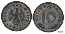 yɔi/iۏ؏tz AeB[NRC RC   [] PCGS MS63 1941-F 10 Pfennig Pfg Germany, Third Reich J.371 WW2 *One higher*