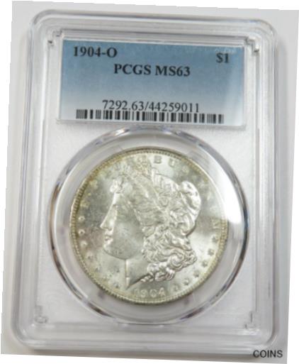 yɔi/iۏ؏tz AeB[NRC  1904-O PCGS MS63 MINT STATE Morgan Dollar | $1 Silver US Coin #31920A [] #sct-wr-012466-2716