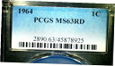 秋のセールが到来 -- 米国1964 PCGS MS63RD ブロンズ メモリアル セント - KM# 201FALL SALE ARRIVES--U.S. 1...