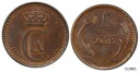 PCGS MS-63 デンマーク 1 鉱石 1879 (希少な日付! 古い日付の可能性あり) MS63 で $300 の価格PCGS MS-63 DENMARK...