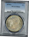 yɔi/iۏ؏tz AeB[NRC RC   [] 1878-S Morgan Silver Dollar PCGS MS63 Rainbow Toning