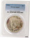 1924 ピース シルバー ダラー PCGS MS63 トーン1924 Peace Silver Dollar PCGS MS63 Toned