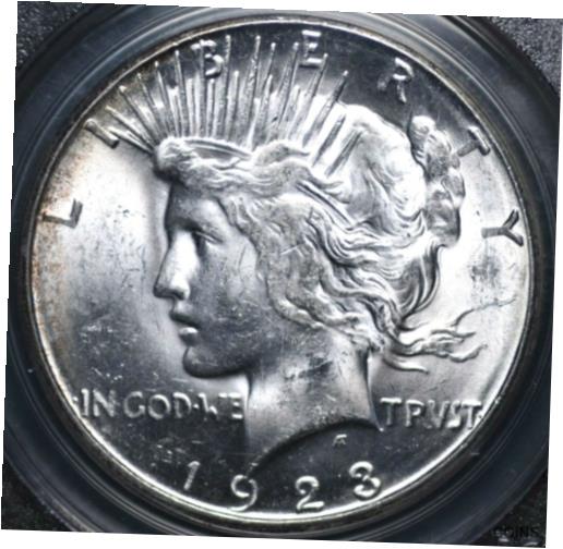 ץʡɥ꥽㤨֡ڶ/ʼݾڽա ƥ    [̵] 1923 S PEACE DOLLAR PCGS MS 63 SNOWY WHITE LUSTER DECENT STRIKE AND RELATIVELYפβǤʤ89,250ߤˤʤޤ