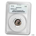  アンティークコイン コイン 金貨 銀貨  1916 Mercury Dime MS-63 PCGS (FB) - SKU#201279