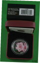 2012 1 オンス ファイン シルバー コイン - シャクナゲ - スワロフスキー クリスタル付き - RCM2012 One Oz Fine Silver Coin - Rhododendron - With Swarovski Crystal - RCM