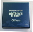 【極美品/品質保証書付】 アンティークコイン コイン 金貨 銀貨 送料無料 2012 ANA Worlds Money Fair Chinese Panda 1 oz .999 Silver Proof Coin Box COA