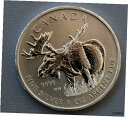 【極美品/品質保証書付】 アンティークコイン コイン 金貨 銀貨 [送料無料] 2012 Canada Wildlife Series Moose 1oz Silver .9999 Fine $5 BU Coin