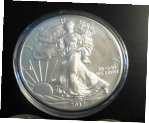 楽天金銀プラチナ　ワールドリソース【極美品/品質保証書付】 アンティークコイン コイン 金貨 銀貨 [送料無料] 2012 WALKING LIBERTY American Eagle Silver Coin 1oz. Metal Purity .999