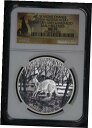 2016 オーストラリア $1 シルバー シーズンズ チェンジ イースタン ハイイロ カンガルー NGC MS-70 ER2016 Australia $1 Silver Seasons Change Eastern Grey Kangaroo NGC MS-70 ER(3)