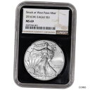 yɔi/iۏ؏tz AeB[NRC RC   [] 2016-(W) American Silver Eagle - NGC MS69 - Retro Black Core