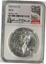 ڶ/ʼݾڽա ƥ    [̵] 2016 Silver Eagle NGC MS 70 Anna Cabral Signed