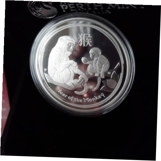 ڶ/ʼݾڽա ƥ    [̵] Year Of The MONKEY 2016 .999 Silver Lunar Series II Perth Australia #1551 wcase