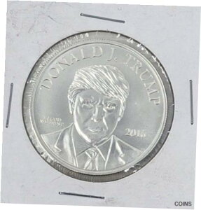 【極美品/品質保証書付】 アンティークコイン コイン 金貨 銀貨 [送料無料] Donald Trump 1 oz .999 silver coin Make America Great Again inauguration medal
