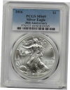 【極美品/品質保証書付】 アンティークコイン コイン 金貨 銀貨 [送料無料] 2016 Silver Eagle Dollar $1 PCGS MS 69 1 oz Fine Silver 30th Anniversary