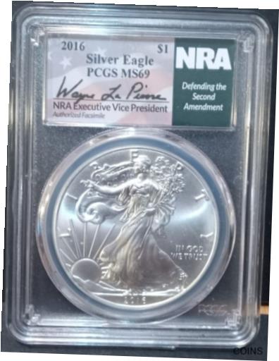 2016 PCGS MS 69 イーグル シルバー ダラ