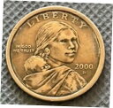 ץʡɥ꥽㤨֡ڶ/ʼݾڽա ƥ    [̵] 2000 D SACAGAWEA 1 DOLLAR COIN. RARE FIND, IMPROPERLY ANNEALED ERROR COIN.פβǤʤ49,000ߤˤʤޤ