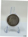 【極美品/品質保証書付】 アンティークコイン 銀貨 1921-D Morgan Silver Dollar Denver Mint $1 Problem Coin [送料無料] #scf-wr-012..